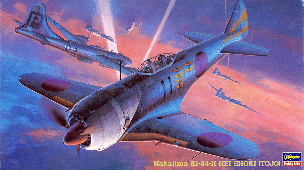 Hasegawa Model Kits - 1:48 Nakajima Ki-44-II Hei Shoki (Tojo) Kit