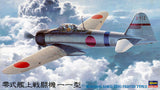 Hasegawa Model Kits - 1:48 Mitsibishi A6M2A Zero Fighter Type 11 Kit