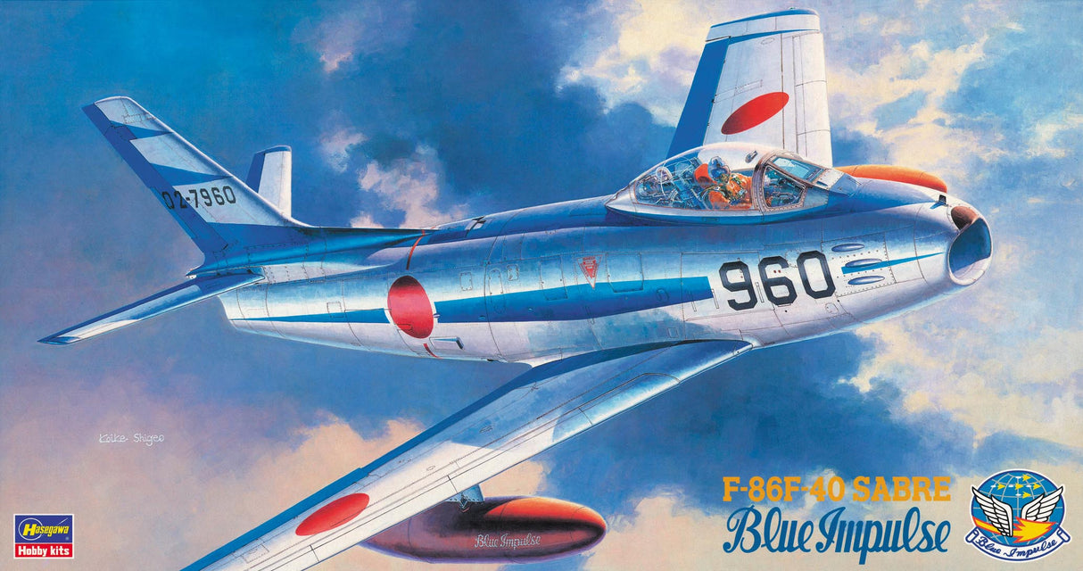 Hasegawa Model Kits - 1:48 F-86F-40 Sabre Blue Impulse Kit