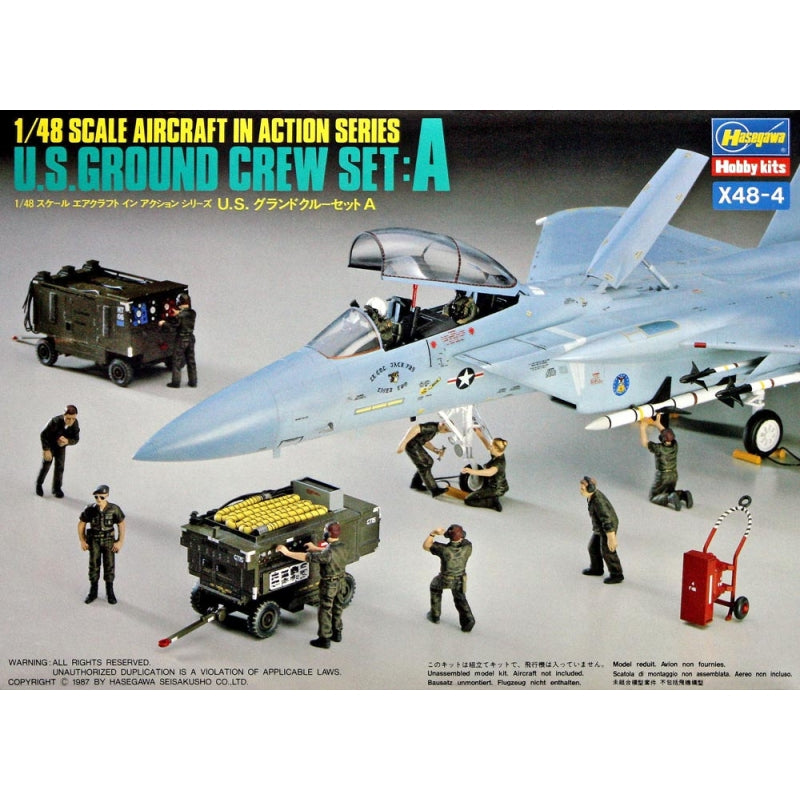 Hasegawa 1/48 U.S Ground Crew Set A HAX484