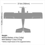 HobbyZone Apprentice STOL S 700mm RTF with SAFE