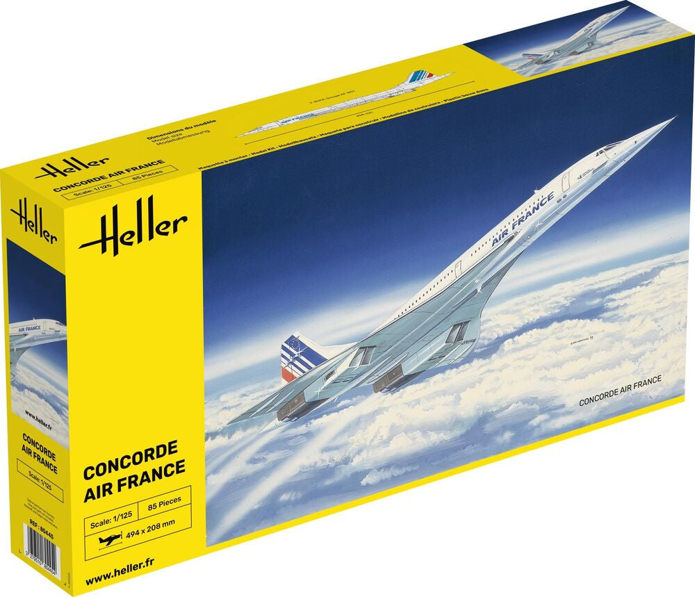 Heller 1/125 Concorde Air France Kit 80445