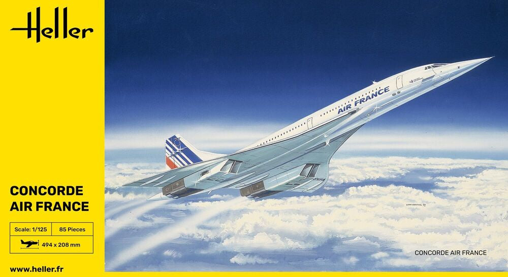 Heller 1/125 Concorde Air France Kit 80445