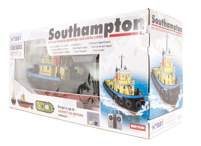 Hobby Engine Southampton Tug Boat 560mm RC set 27MHz IQ models - Tested
