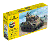 Heller 1/72 M4A2 Sherman - Division Leclerc Kit includes paint 56894