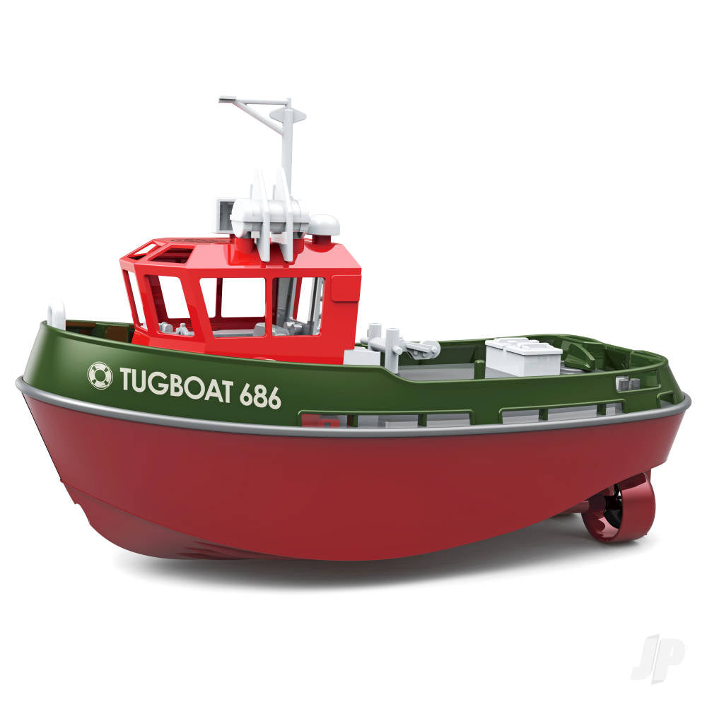 1:72 Mini Tugboat RTR Green (230mm)