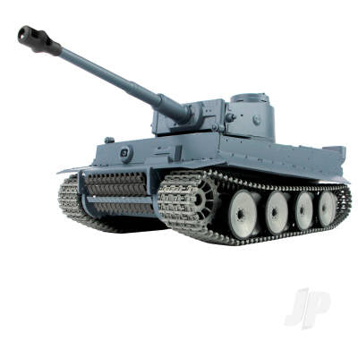 Henglong 1:16 German Tiger I with Infrared Battle System (2.4GHz + Shooter + Smoke + Sound + Metal Gearbox + Tracks + Metal Road Wheels + Drive Wheel + Idler)