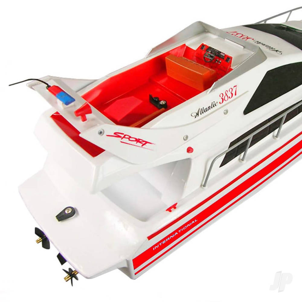 HENGLONG Atlantic Yacht (Luxury Powerboat) RTR - Red (700mm) HLG3837