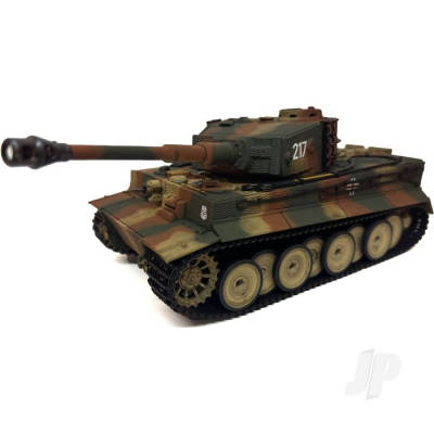 Henglong 1:24 Tiger 1 with Infrared Battle System (2.4Ghz + Shooter + Sound) (Camo 2)