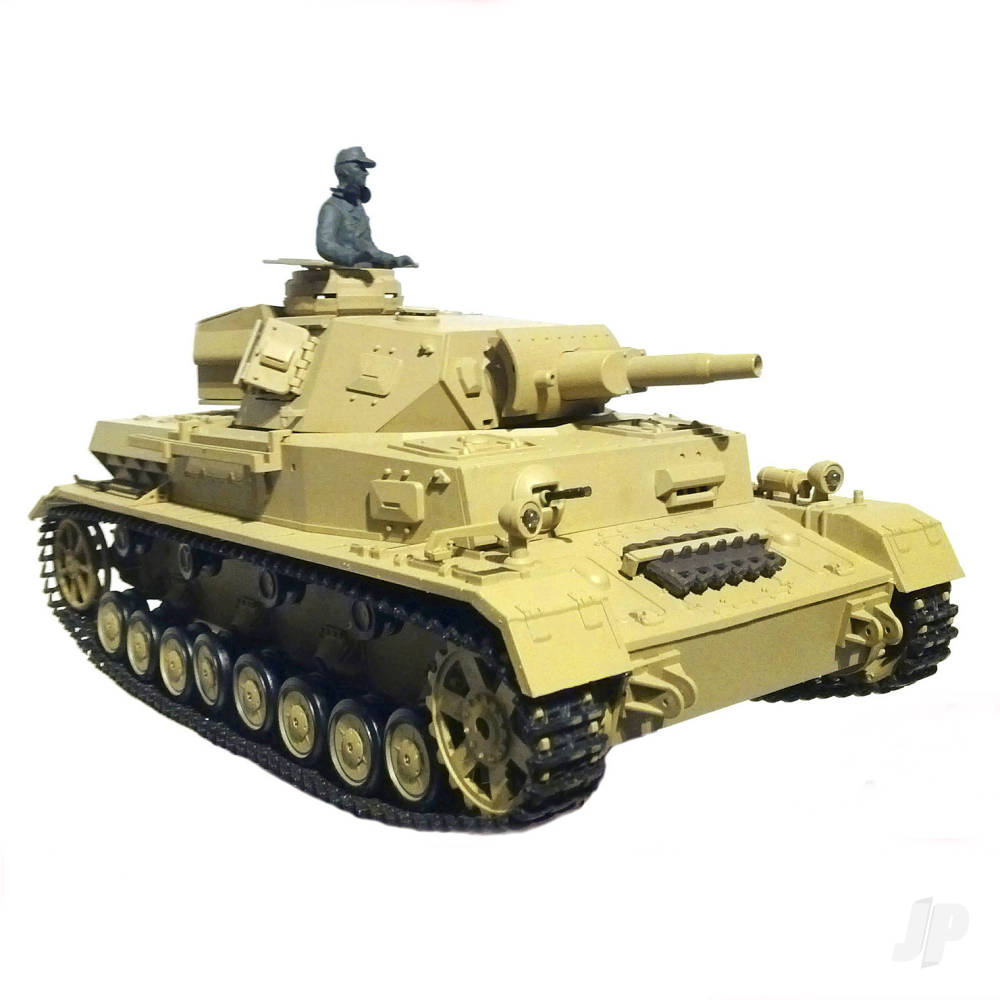 Henglong 1:16 Dak PZKPFW.IV AUSF. F-1 with Infrared Battle System (2.4GHz + Shooter + Smoke + Sound)