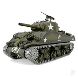 Heng Long 1:16 U.S. Medium Tank M4A3 Sherman with Infrared Battle System (2.4GHz + Shooter + Smoke + Sound + Metal Gearbox and Tracks)