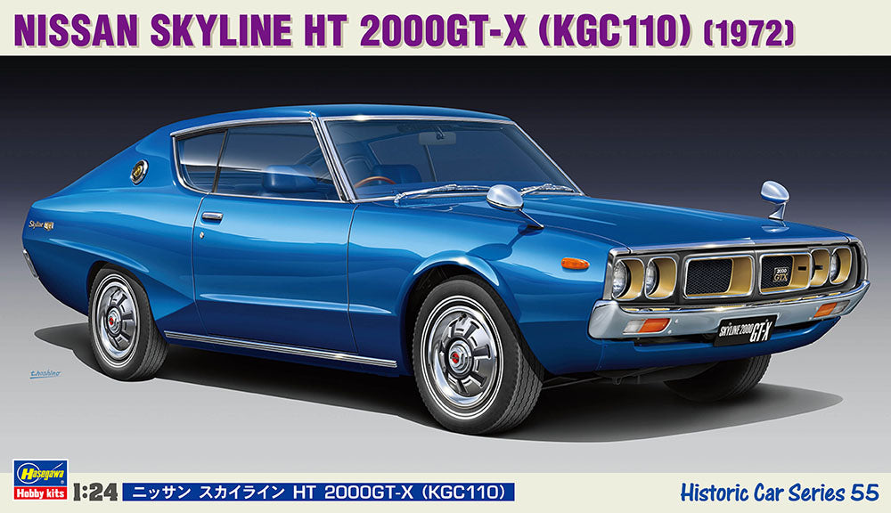 Hasegawa Model Kits - 1:24 Nissan Skyline HT 2000GT-X (KGC110) Kit