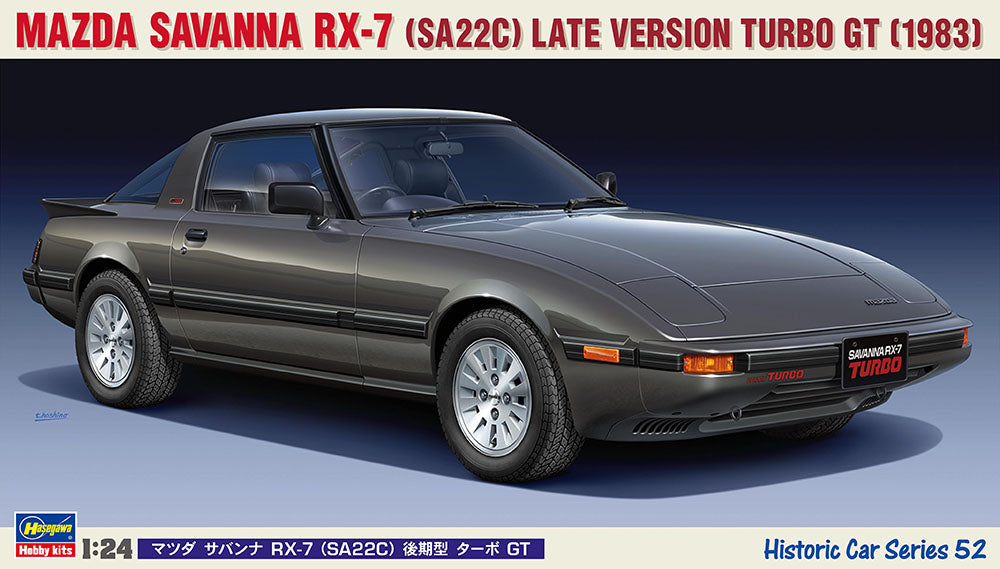 Hasegawa Model Kits - 1:24 Mazda Savanna RX-7 (SA22C) Late Version Turbo GT Kit