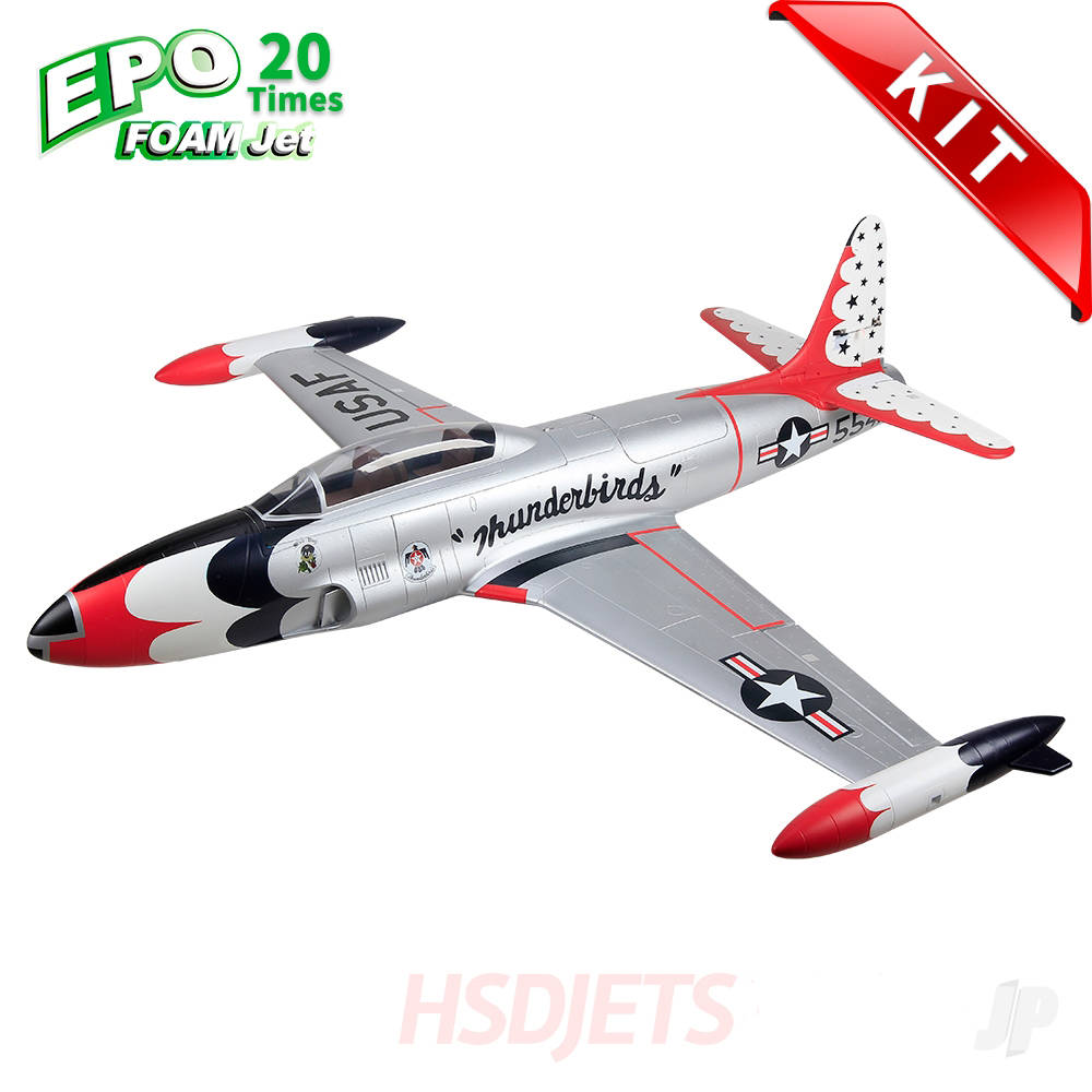 T-33 8kg Turbine Foam Jet Thunderbirds (Kit)