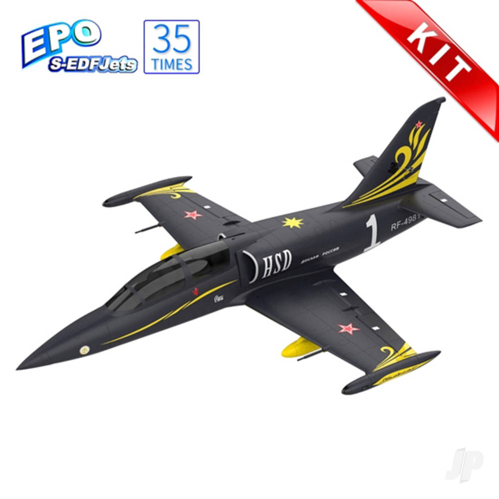 L-39 120mm EDF Foam Jet Black Gold (Kit)