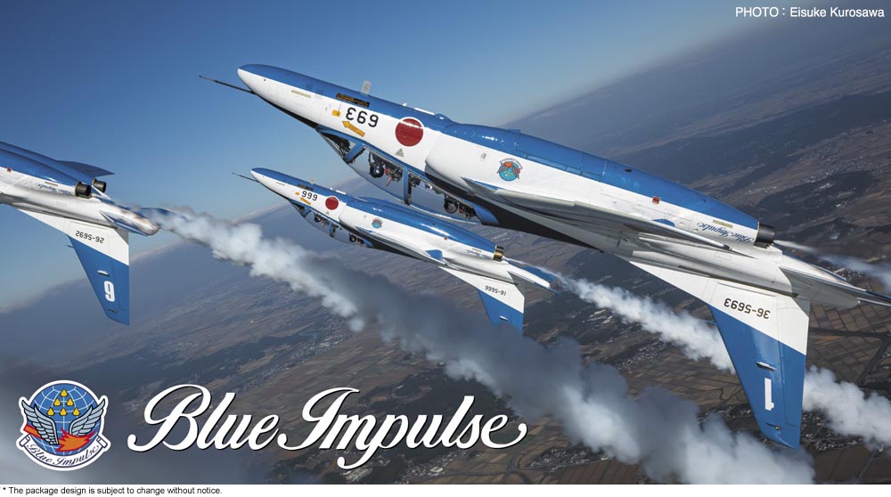 Hasegawa Model Kits - 1:72 Kawasaki T-4 Blue Impulse Acro View