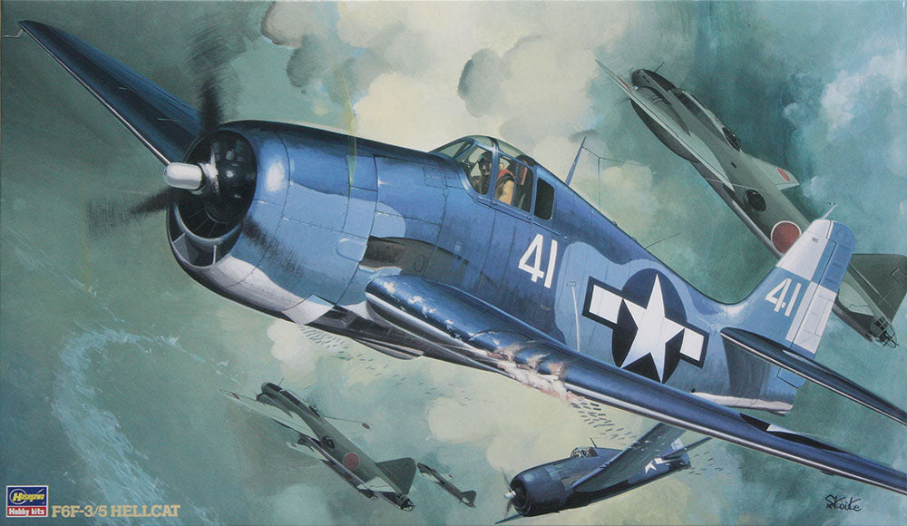 Hasegawa Model Kits - 1:32 F6F-3/5 Hellcat Kit