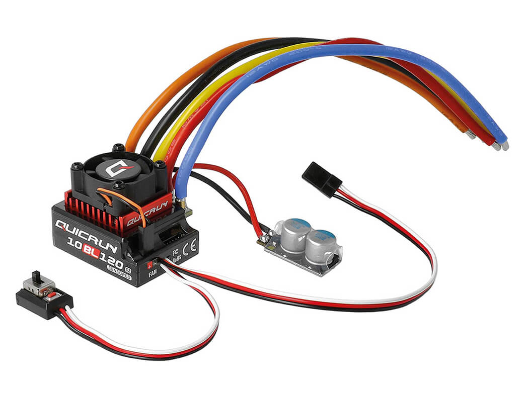 HOBBYWING QUICRUN COMBO ESC G2 10BL120/3650SD 13.5T MOTOR