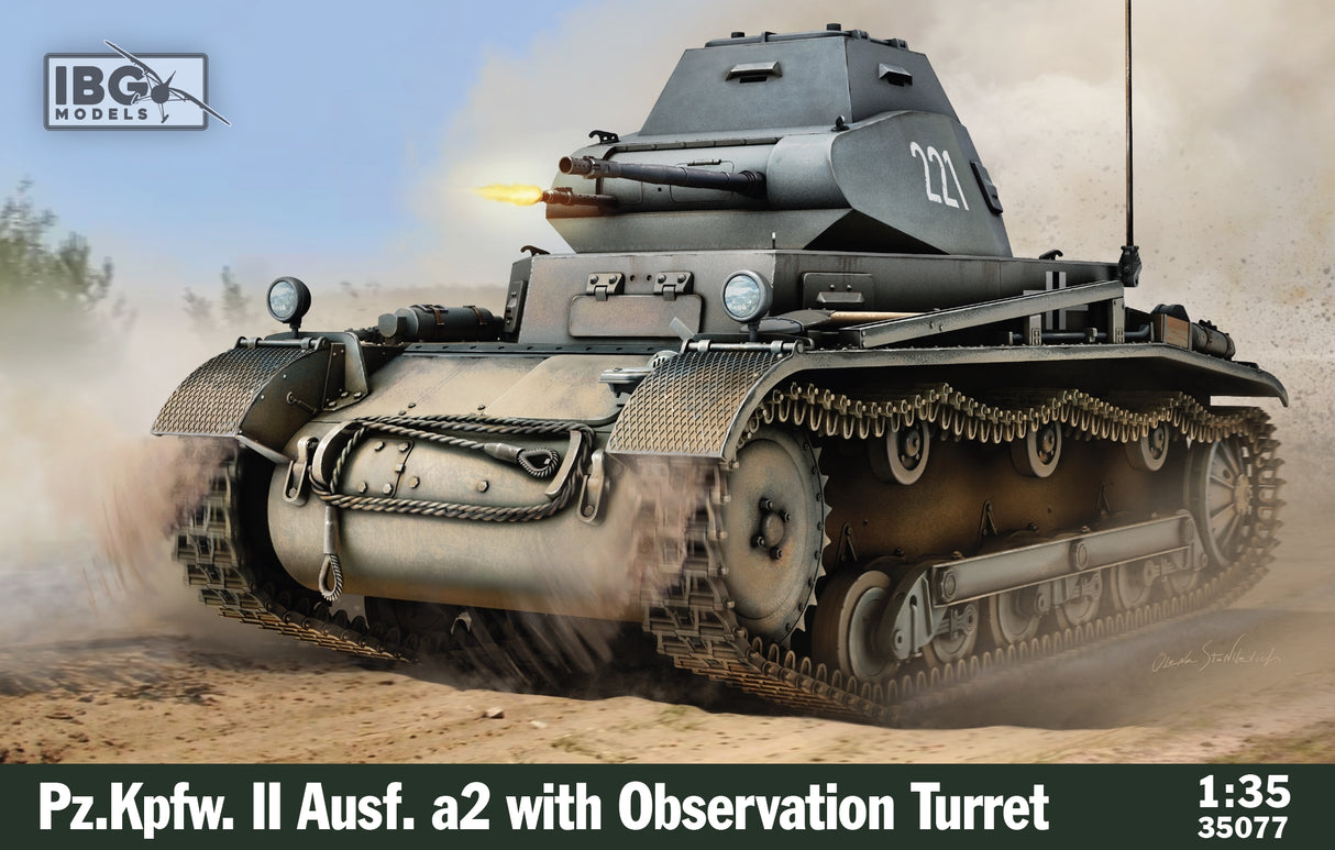 IBG 1/35 Pz.Kpfw. II Ausf. a2 with Observation Turret 35077