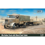 IBG 1/72 3Ro Italian Truck with Viberti Tank Trailer kit 72167