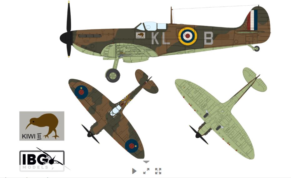 IBG 1/72 – Supermarine Spitfire Mk.I & Mk.II – Great Britain 1940 – Black Box Edition KIt 72584