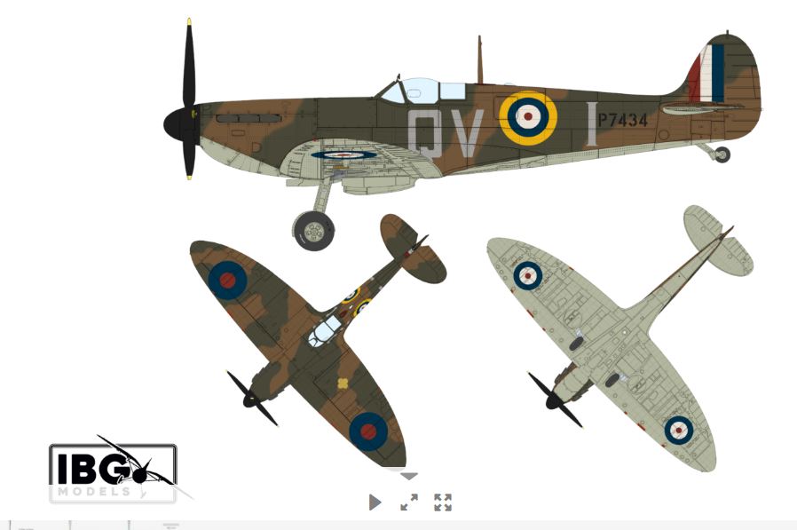IBG 1/72 – Supermarine Spitfire Mk.I & Mk.II – Great Britain 1940 – Black Box Edition KIt 72584