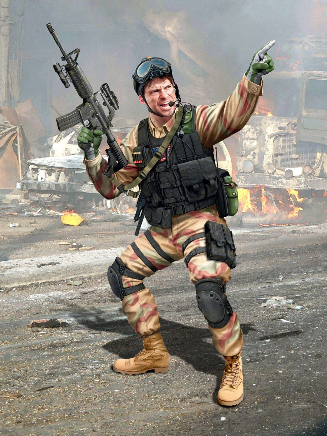 Delta Force Fighter (Mogadishu 1993) 1:16 Fighter