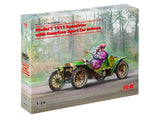 ICM 1/24 Model T 1913 Speedster with 2 American Sport Car Driver Figures Kit ICM24026