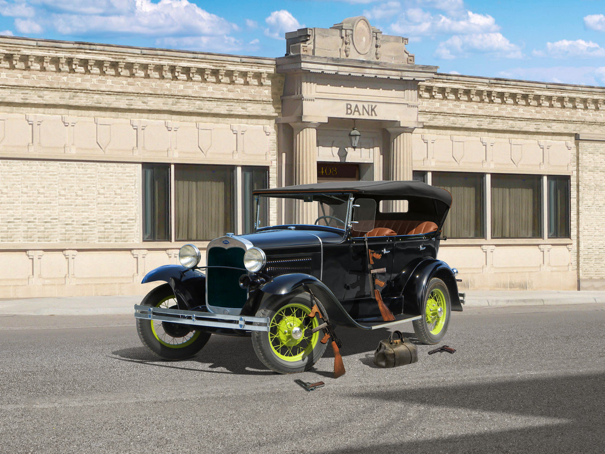 ICM 1/24 Ford Model A Gangster Car Kit ICM24052