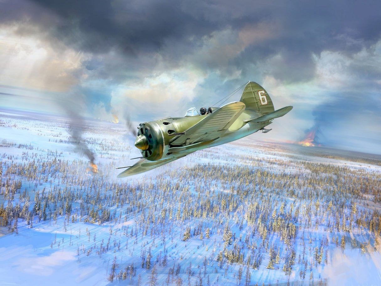 I-16 Type 17 WWII Soviet Fighter Plane