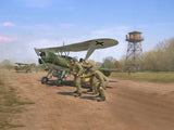 ICM 1/35 Luftwaffe Pilot School (Hs 123A Training Biplane & 3 Figures) ICM32017