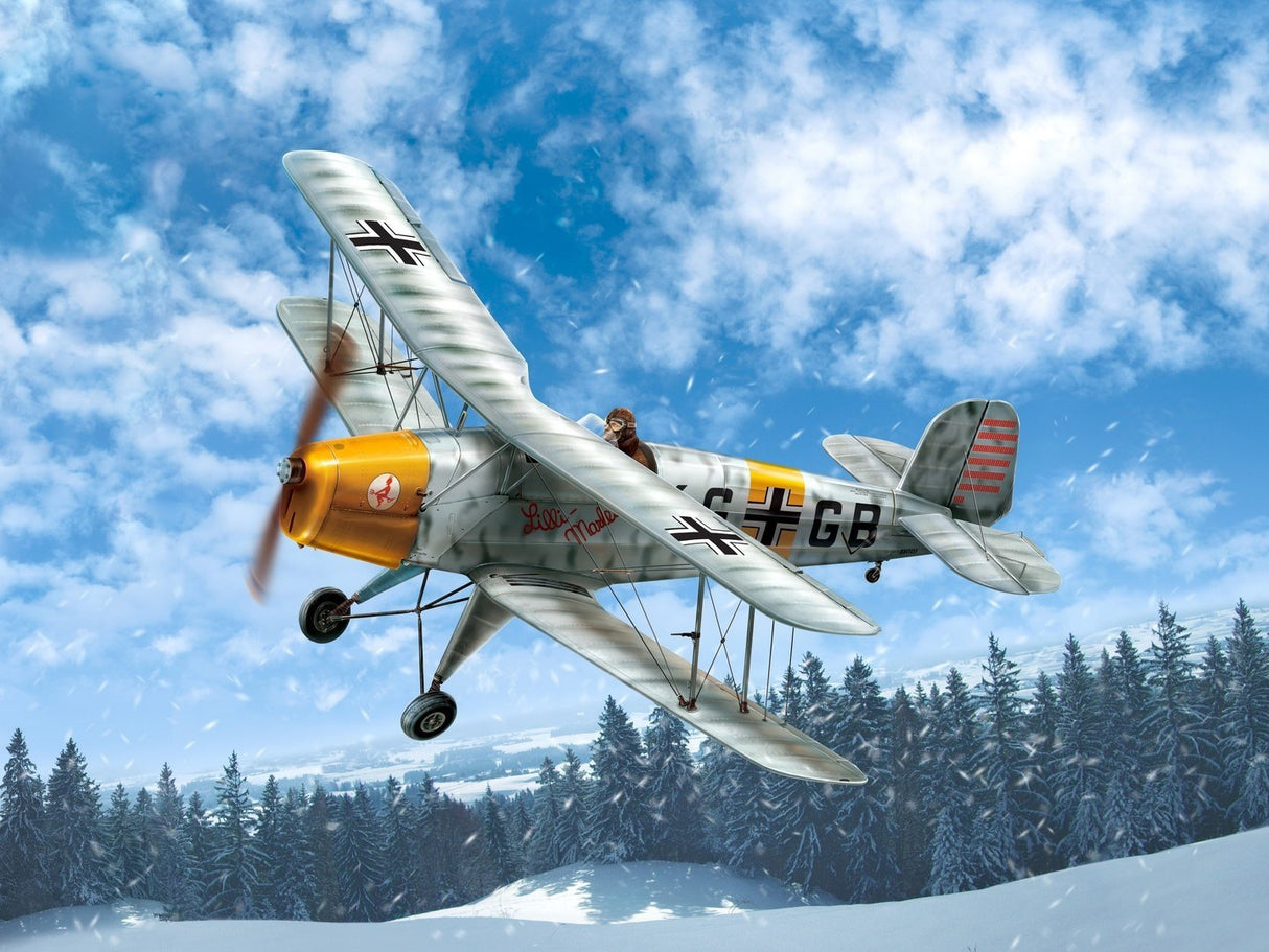 Bücker Bü 131D WWII German Training Aircraft