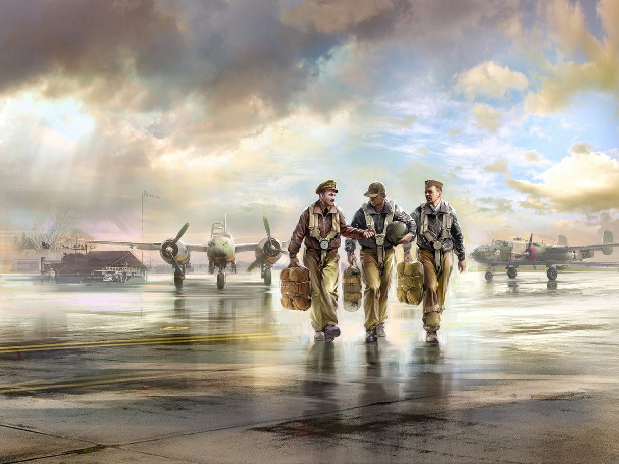 USAAF Pilots (1941-1945) 3 Figures