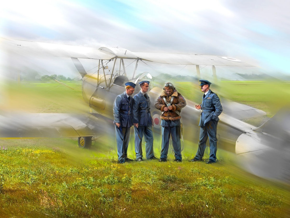 WWII RAF Cadets 4 Figures