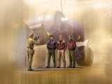 Photo To Remember USAAF Pilots (1944-1945) 4 Figures