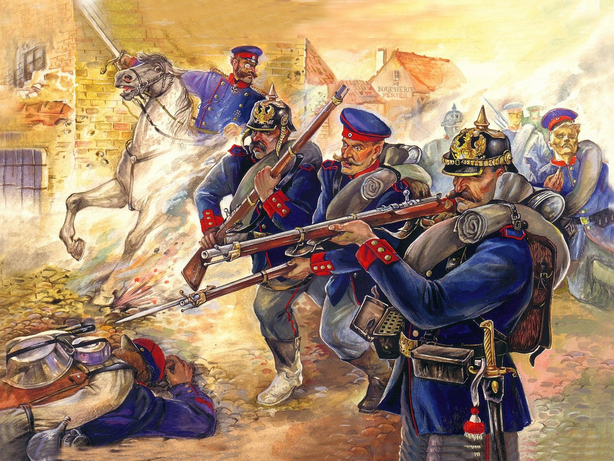 Prussian Line Infantry (1870-1871) 4 Figures