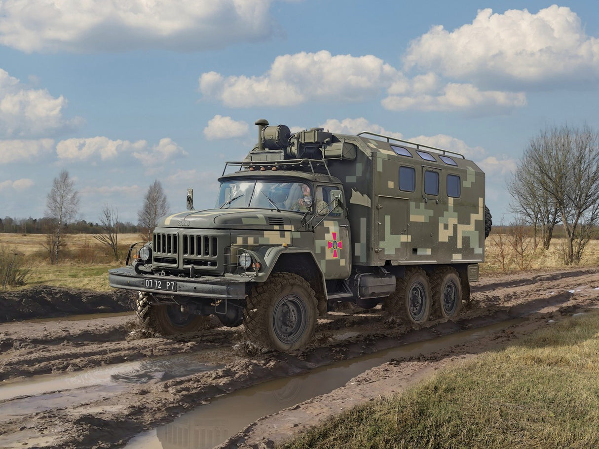 ZiL-131 of the Armed Forces of Ukraine with Driver Figure