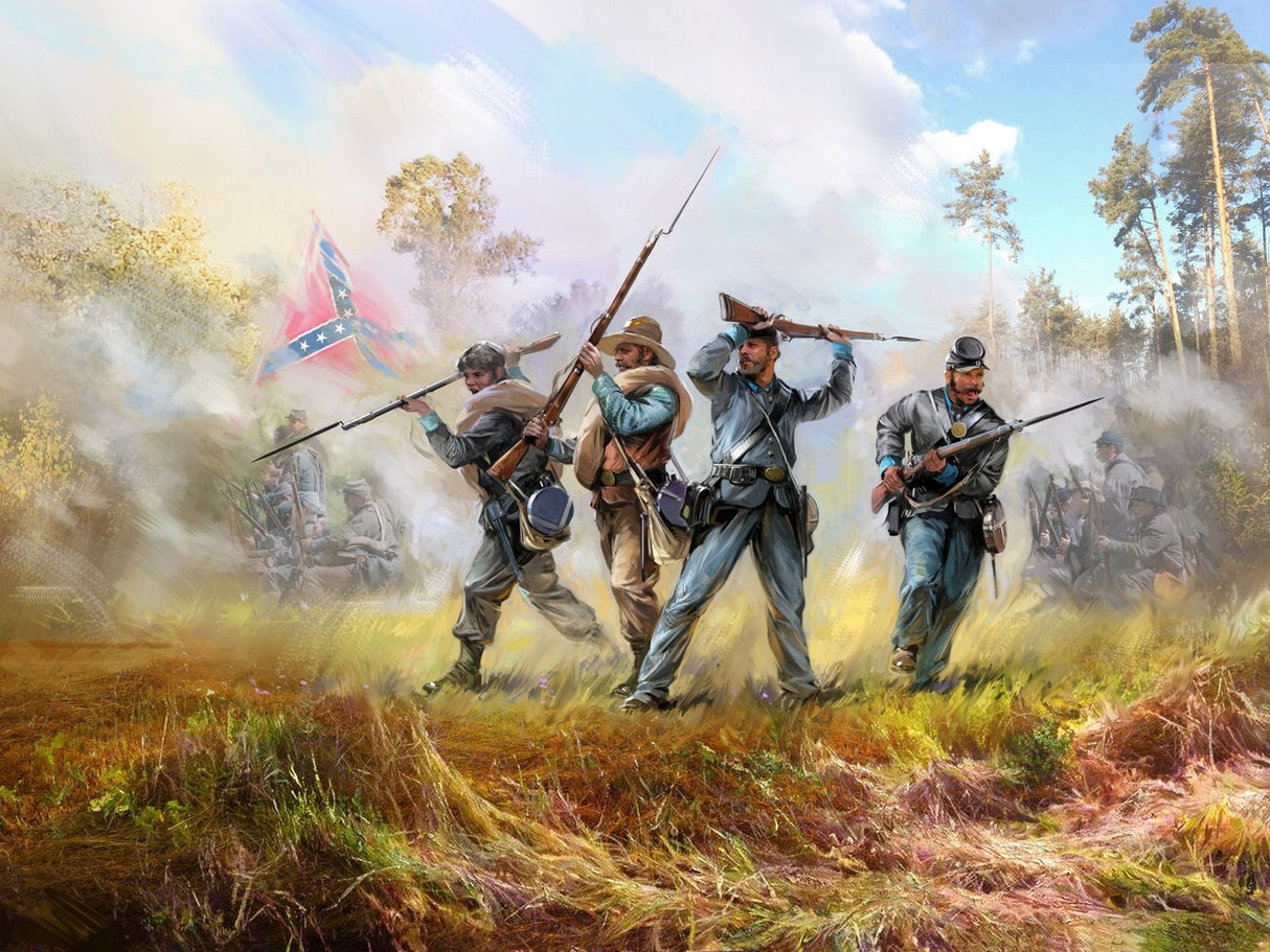American Civil War Confederate Infantry (Set #2) 4 Figures