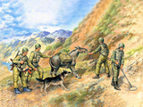 Soviet Sappers (1979-1988) 4 Figures with Donkey & Dog