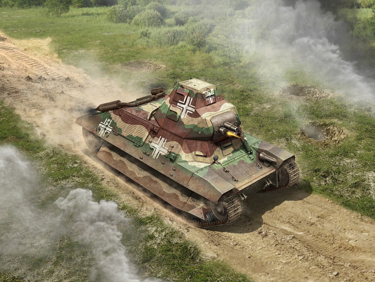 FCM 36 French Light Tank In German Service