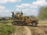 ICM Achtung! Sie fliegen! Sd.Kfz.3b with 2 cm Flak 38 and 4 Crew Figures