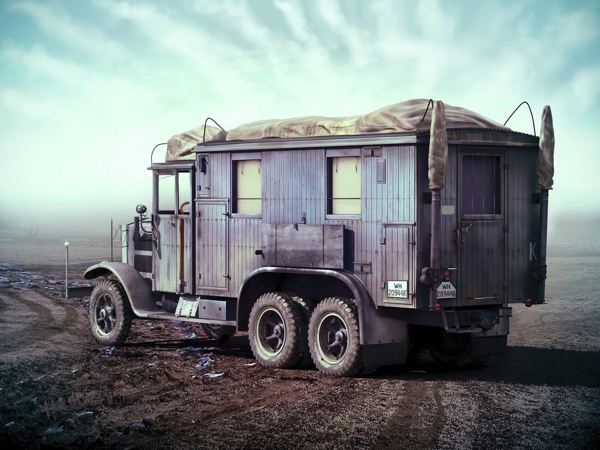 Krupp L3H163 Kfz.72 WWII German Radio Communication Truck
