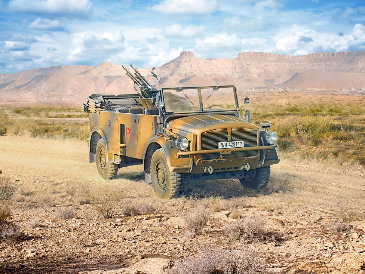 s.E.Pkw Kfz.70 with Zwillingssockel 36 WWII German Military Vehicle