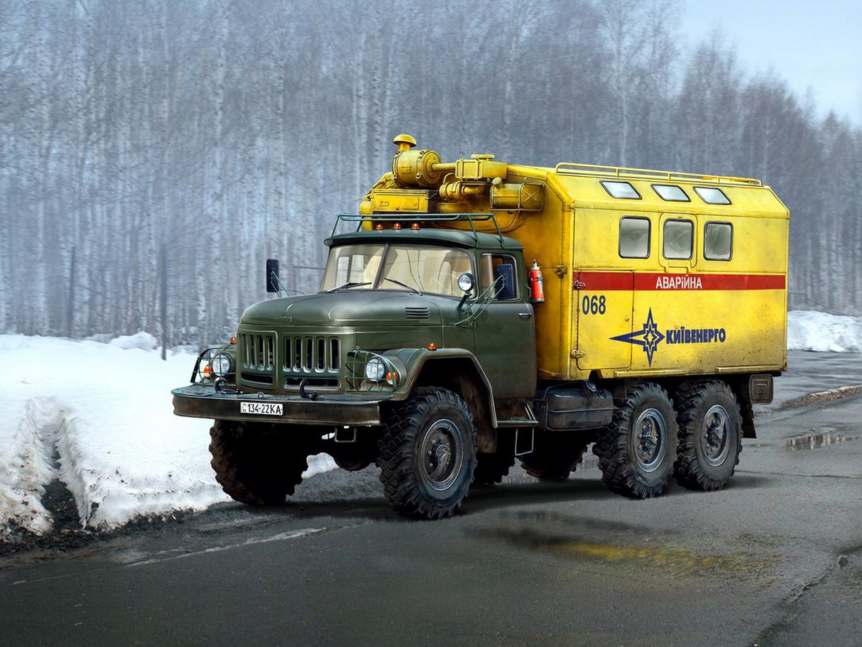 ZiL-131 Emergency Truck Soviet Vehicle