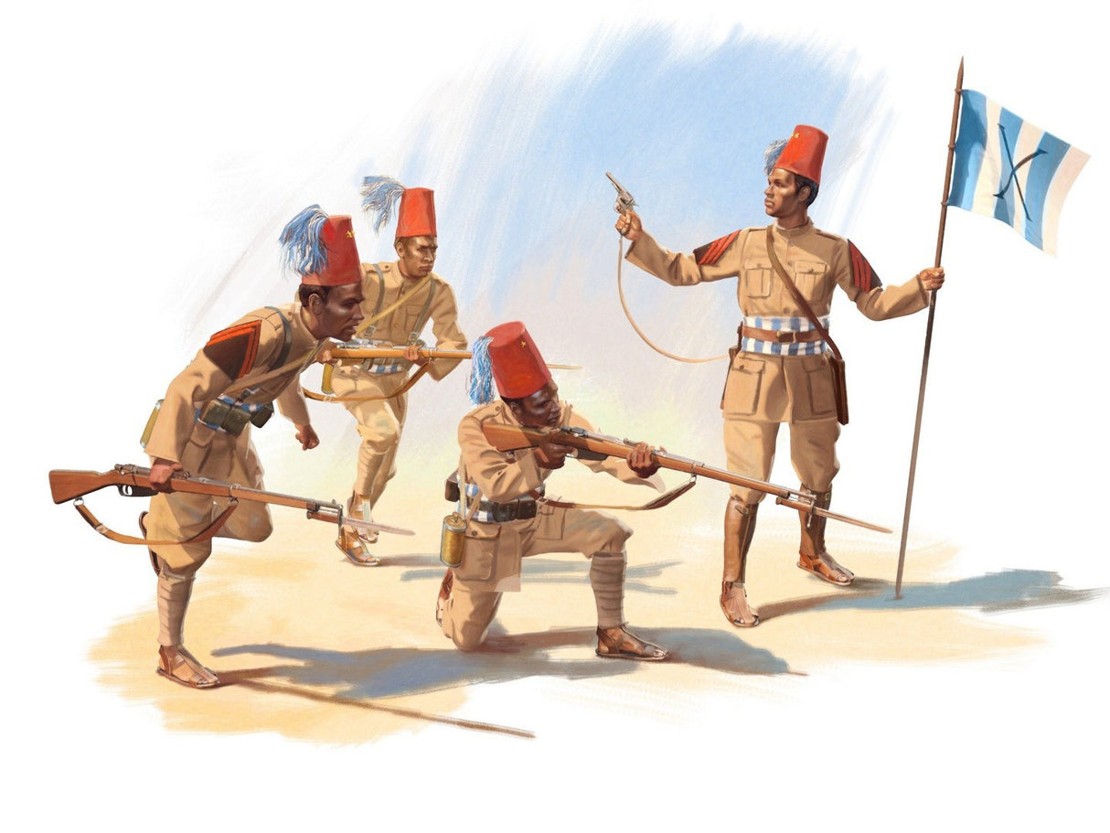 Eritrean Battalions of the Italian Сolonial Army (1939-1940) 4 Figures