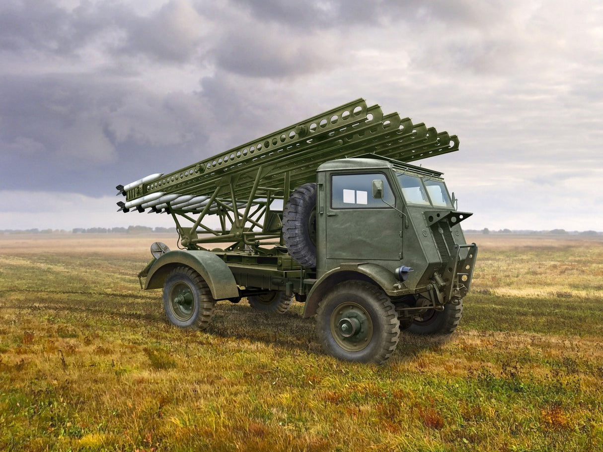 BM-13-16 on W.O.T. 8 Chassis WWII Soviet MLRS