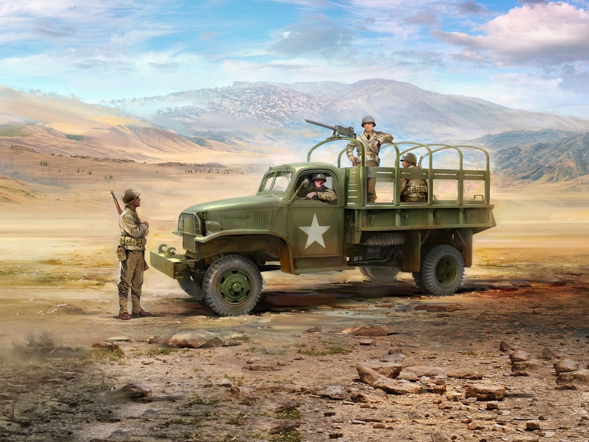 WWII U.S. Military Patrol (G7107 with MG M1919A4)