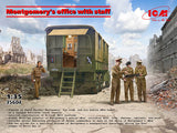 ICM 1/35 Montgomery's Mobile Office with Staff (4 Figures) 35604