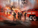 Soviet Firemen (1980s) 4 Figures & Accessories