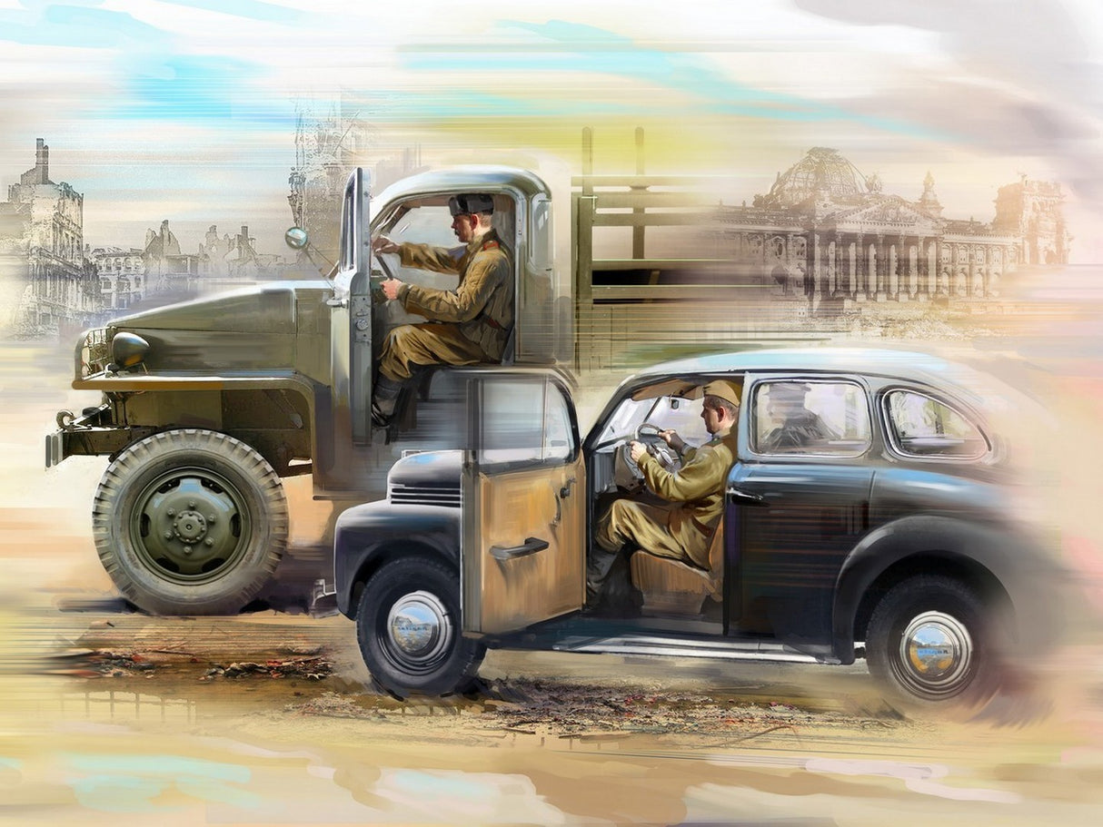RKKA Drivers (1943-1945) with 2 Figures